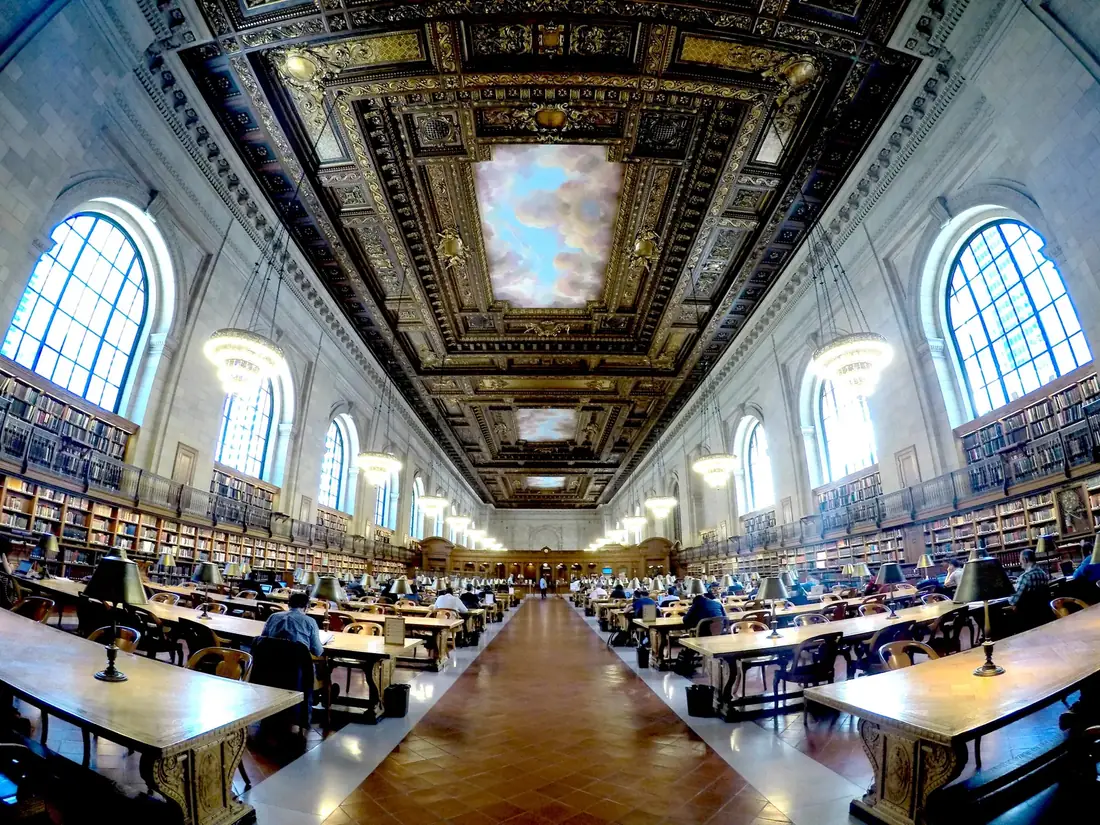 The Rose Main Reading Room at the New York Public Library