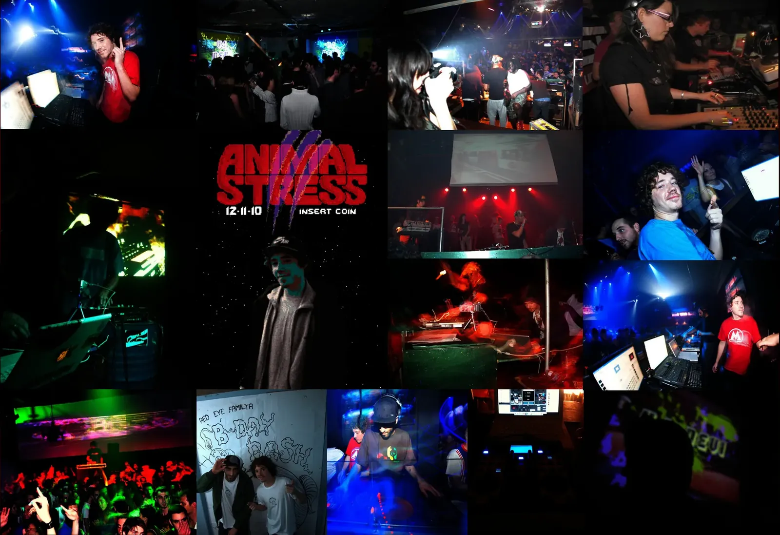Live visuals at club nights