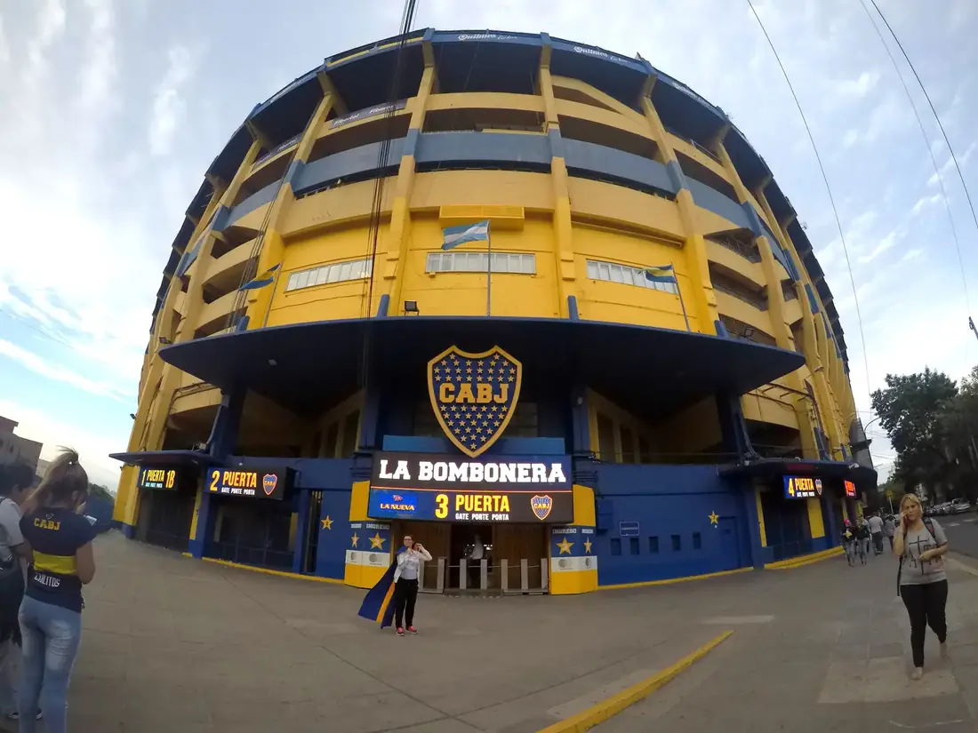 La Bombonera stadium in Buenos Aires